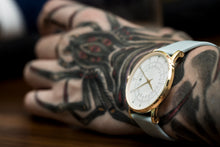 Load image into Gallery viewer, P. Blue Italian Leather Strap