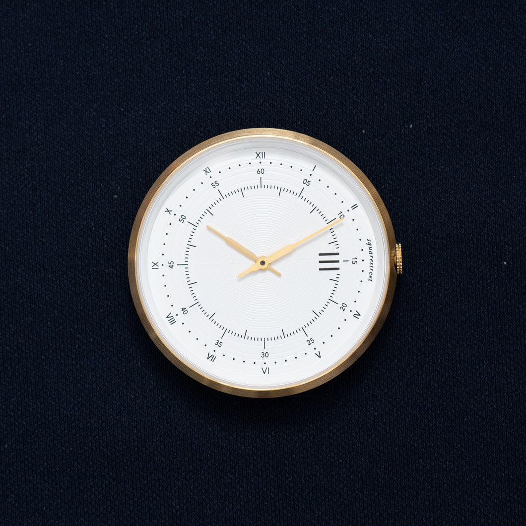 Trivium Gold/White Watch Head